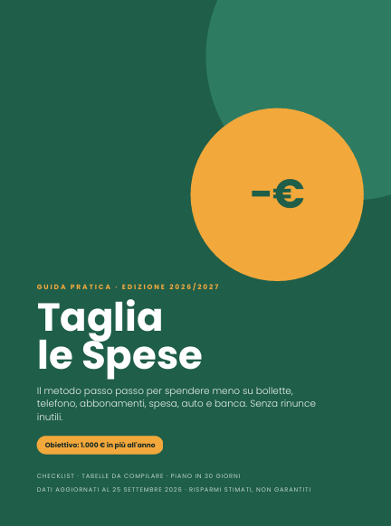 Taglia le Spese: la guida per spendere meno (PDF)